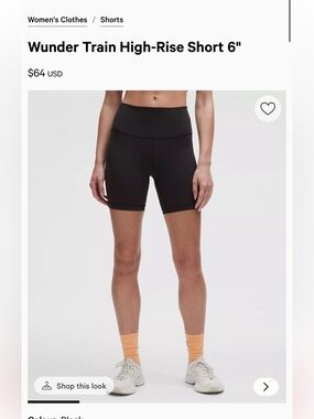 Lululemon Wunder Train 6in Shorts